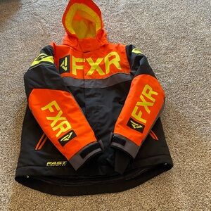 FXR Kids Helium Orange and Black Jacket